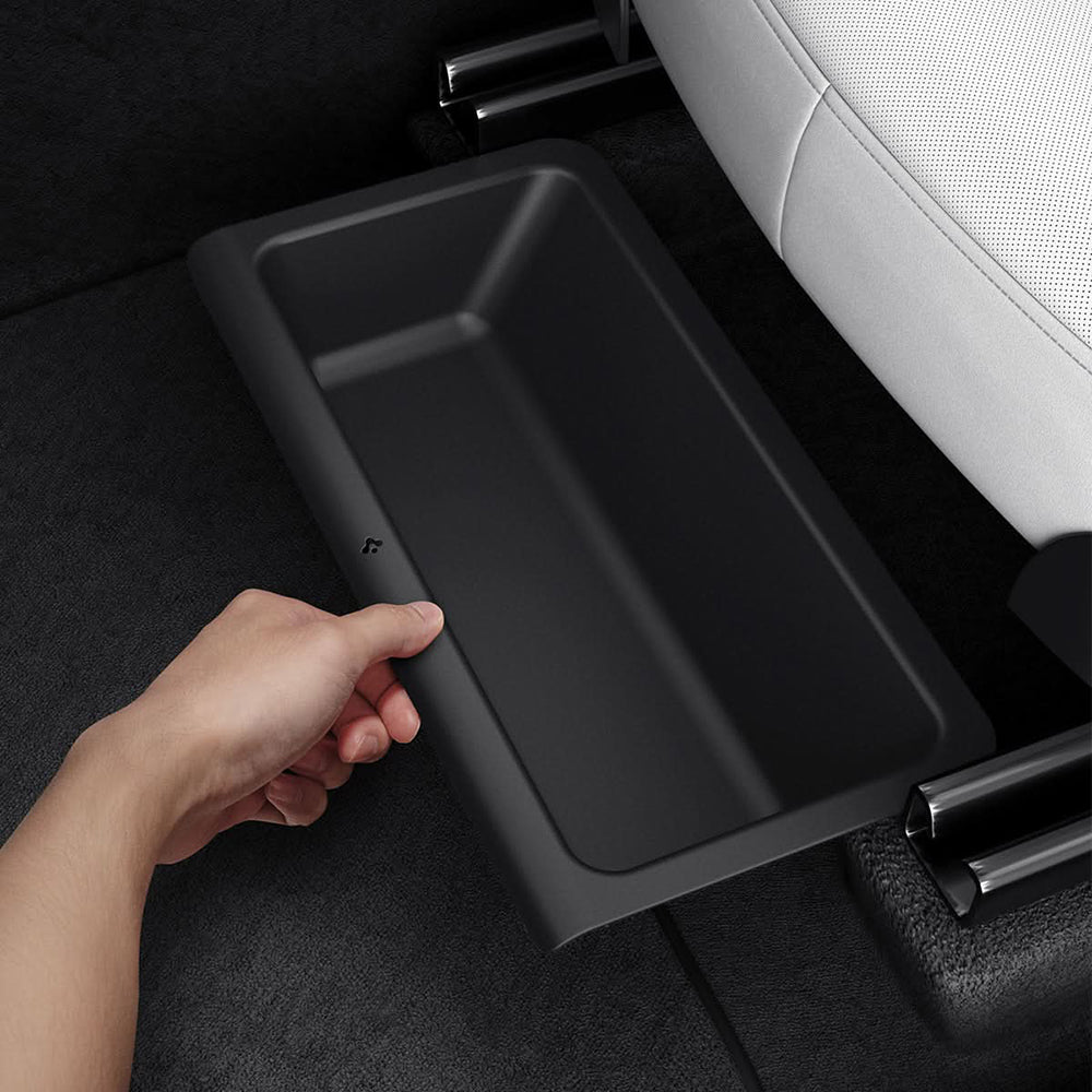 Auto organizator Spigen TO222J sa montažom ispod sedišta za Tesla Y Juniper, Set 2 komada