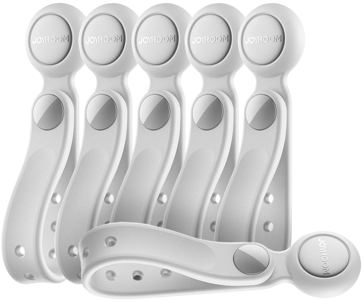 Organizator Kablova Joyroom JR-ZS422, Magnetni, Set 6 Komada, Beli