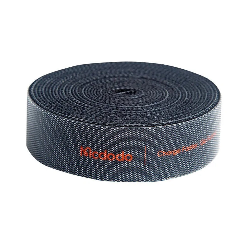 Organizator Kablova McDodo VS-0960 Belt, Velcro, 1m, Crni
