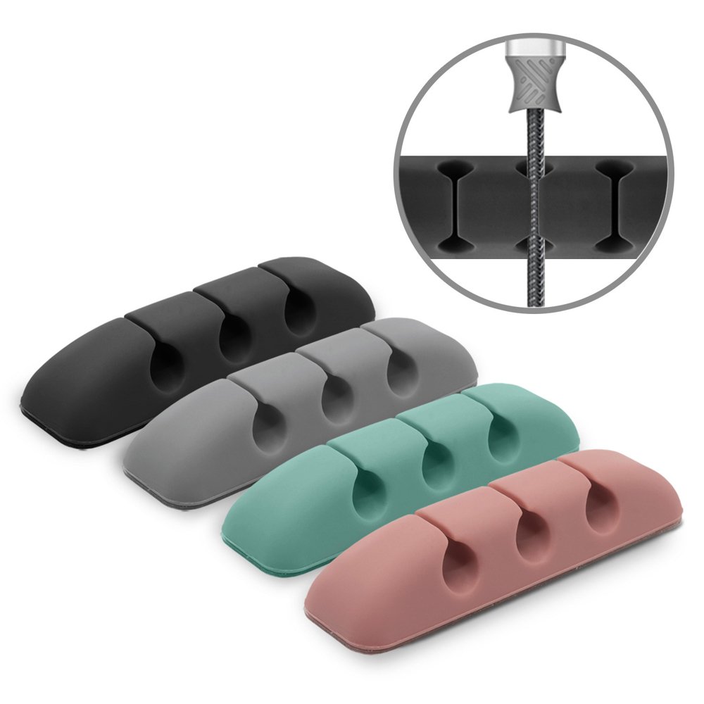 Organizator Kablova Ringke, Set 4 komada, Različite Boje