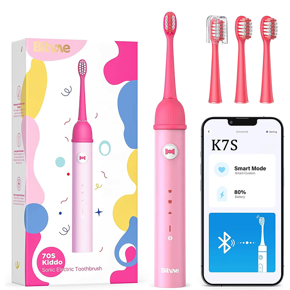 Električna četkica za zube Bitvae BVK7S Kids, Roze