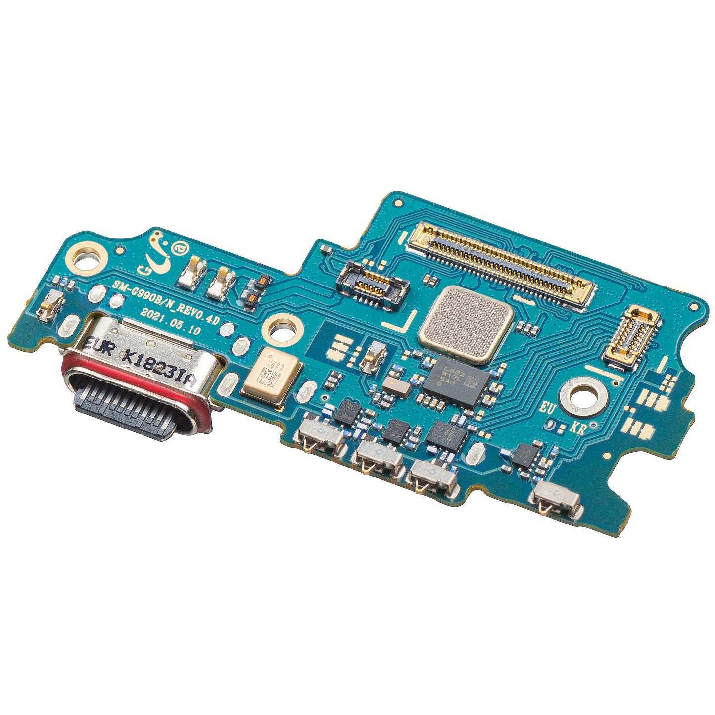 Ploča sa konektorom za punjenje - Mikrofon - Modul čitača SIM Samsung Galaxy S21 FE 5G G990, Service Pack GH96-14548A