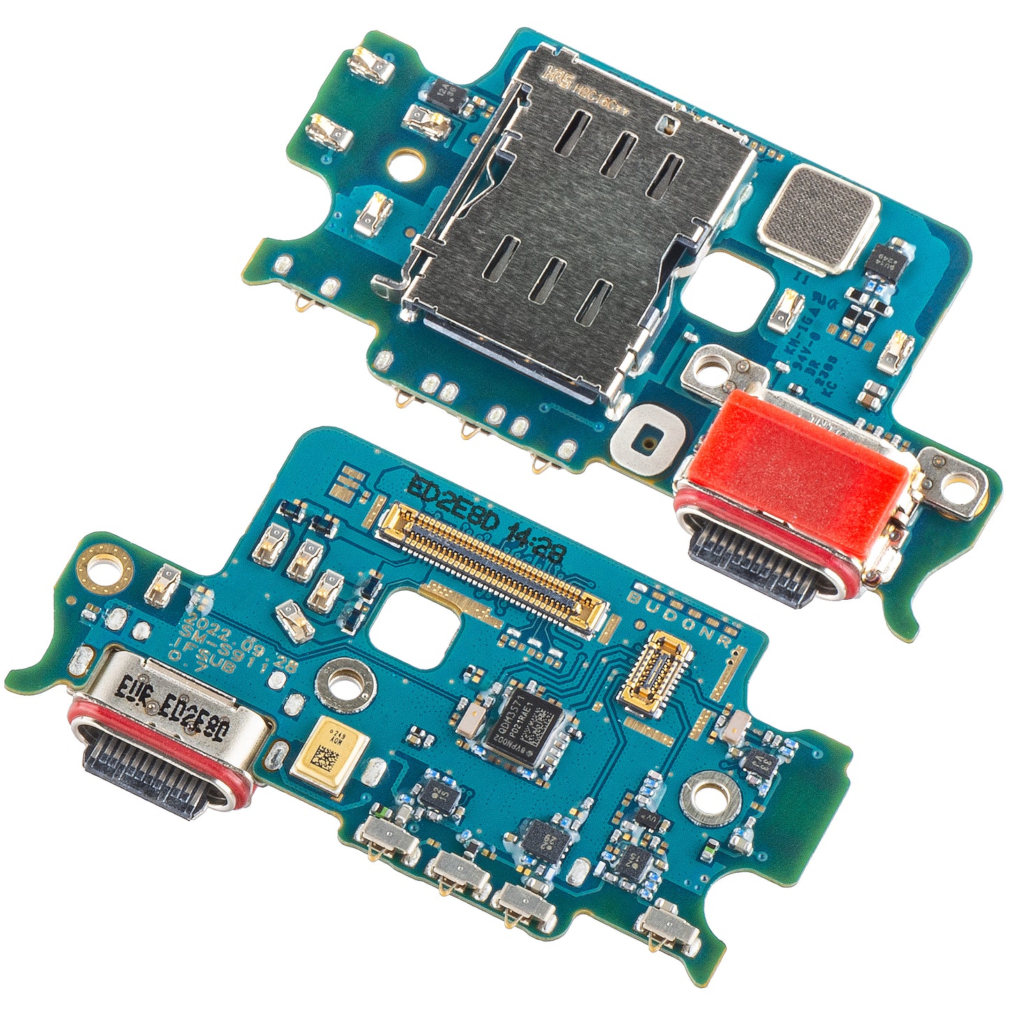 Ploča sa Konektorom za Punjenje - Mikrofon - Modul Čitača SIM Samsung Galaxy S23 S911, Service Pack GH96-15629A
