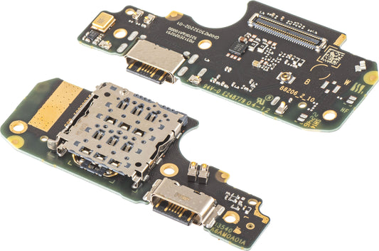 Ploča sa konektorom za punjenje - Mikrofon - Modul čitača SIM Xiaomi Redmi Note 12 Pro 4G, Service Pack 5600020K6A00