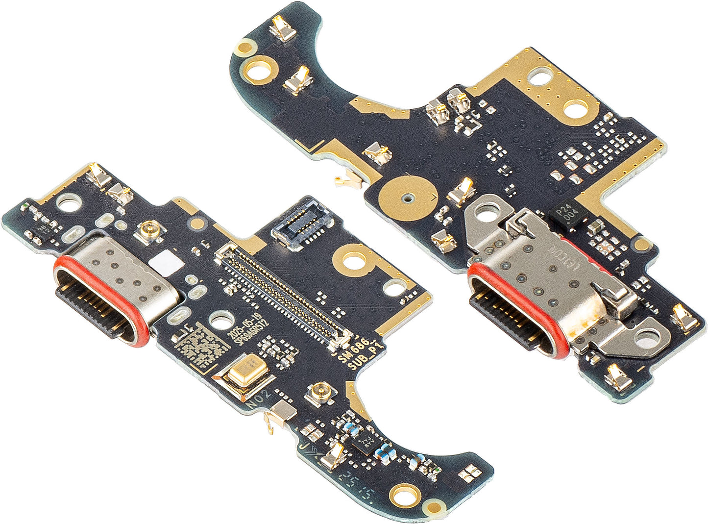 Ploča sa konektorom za punjenje - Mikrofon Motorola Moto G86, Service Pack 5B28C30464