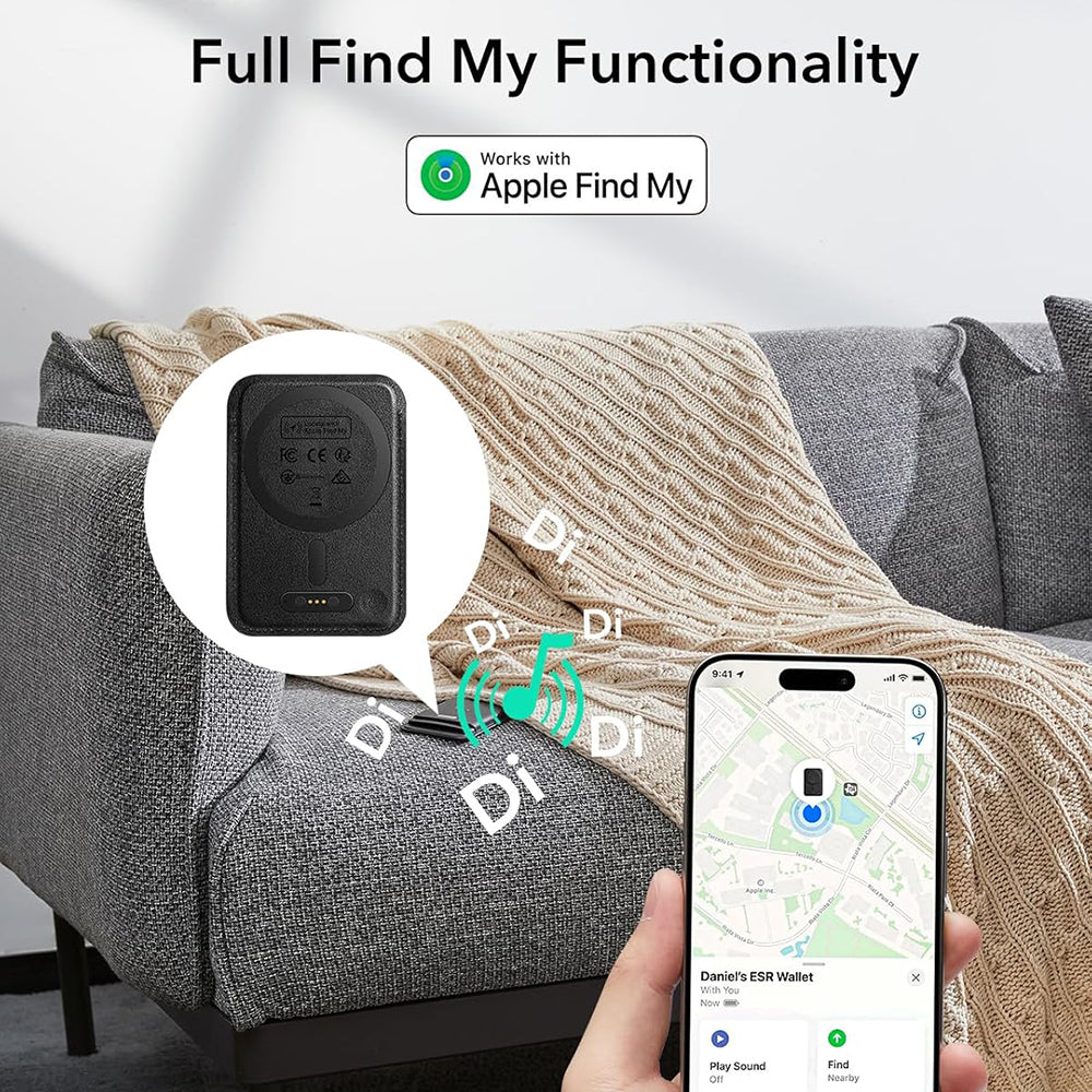 Portofel MagSafe, ESR, Classic Geo, Crn