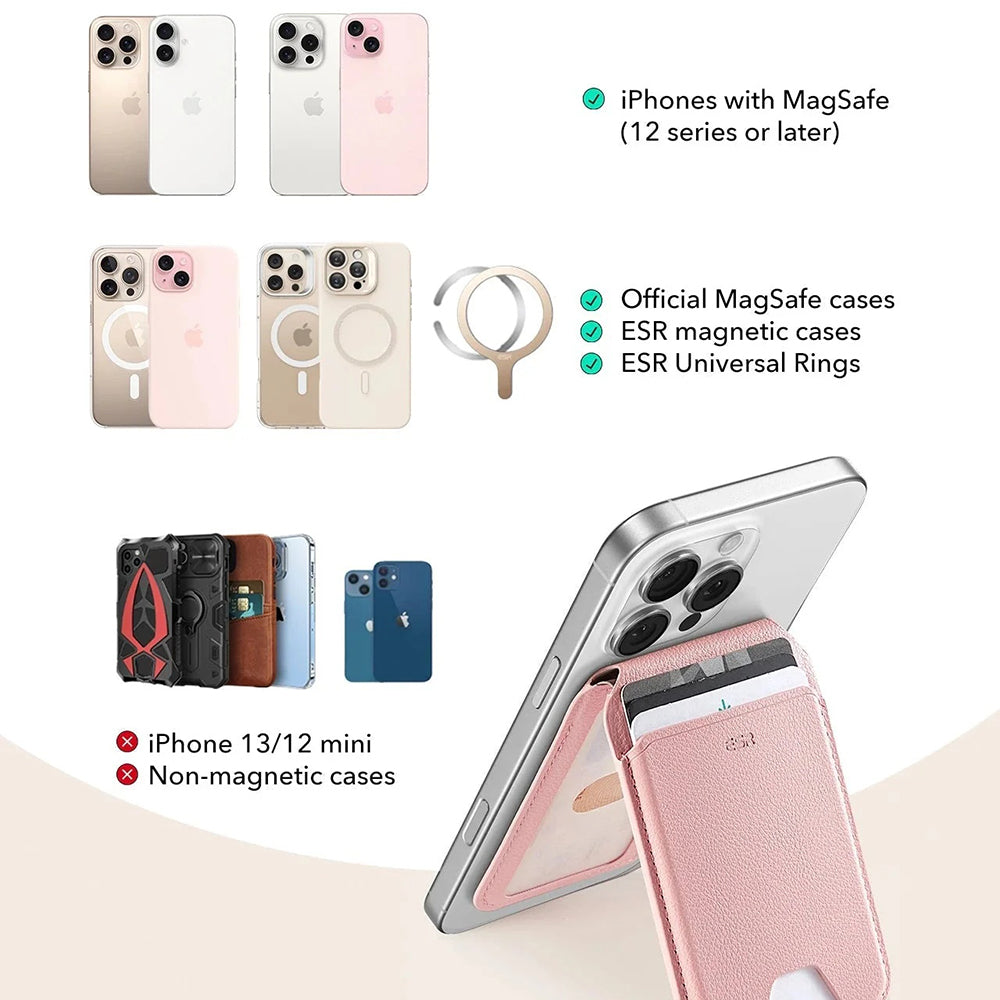 Novčanik Magsafe, ESR, Stalak, Roze