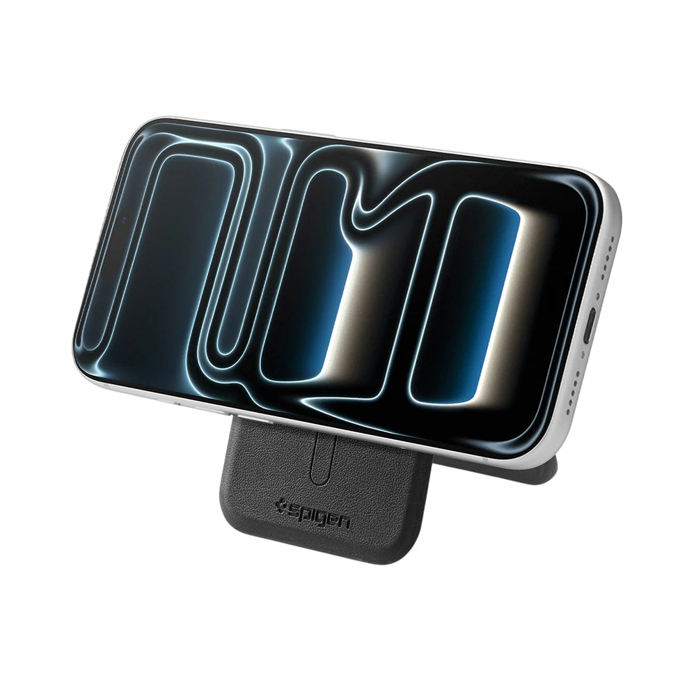 MagSafe novčanik, Spigen, Slim Fold Tripod S314-4, Crna AFA11591