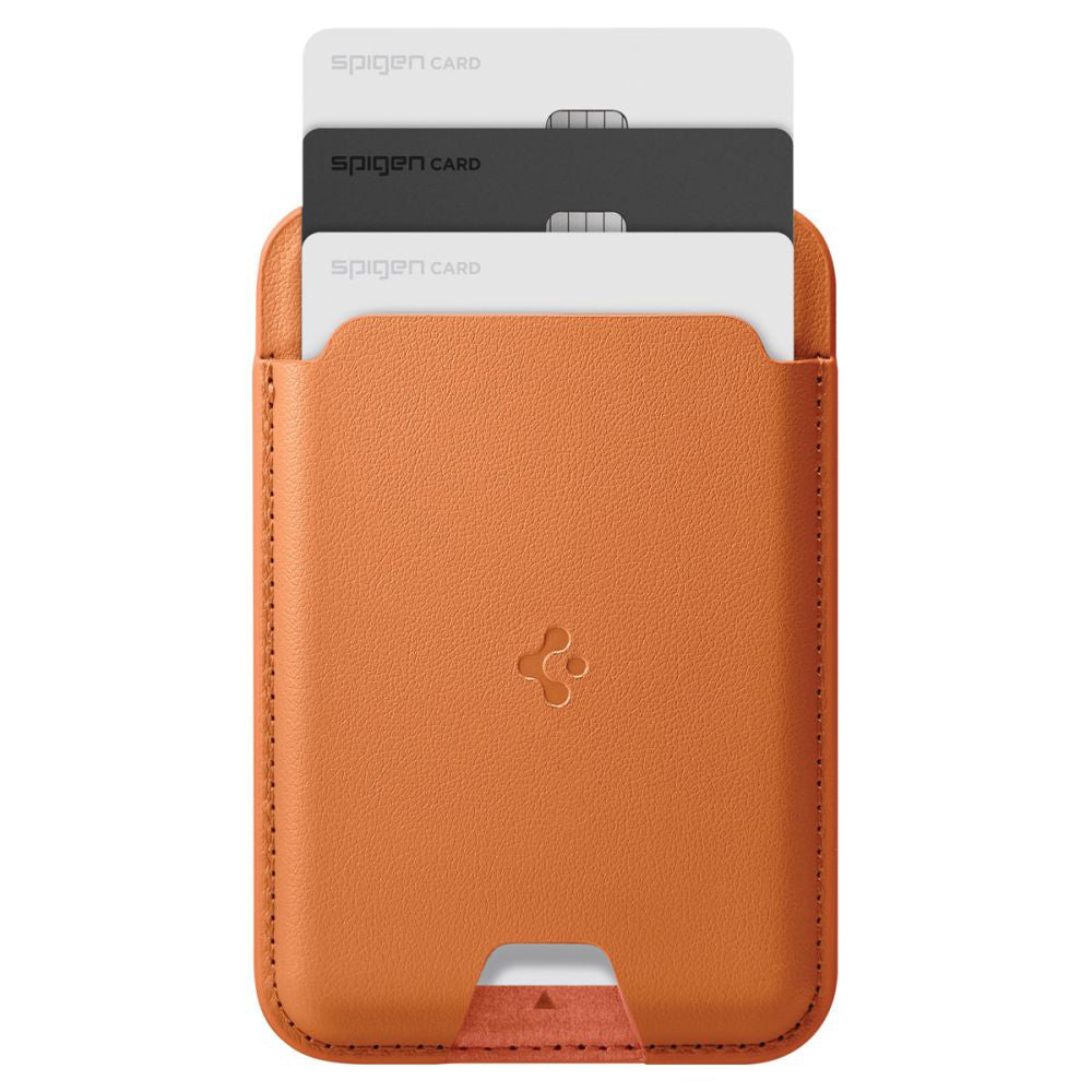 MagSafe novčanik, Spigen, Valentinus MagFit 3 kartice, Narandžasta AFA11339