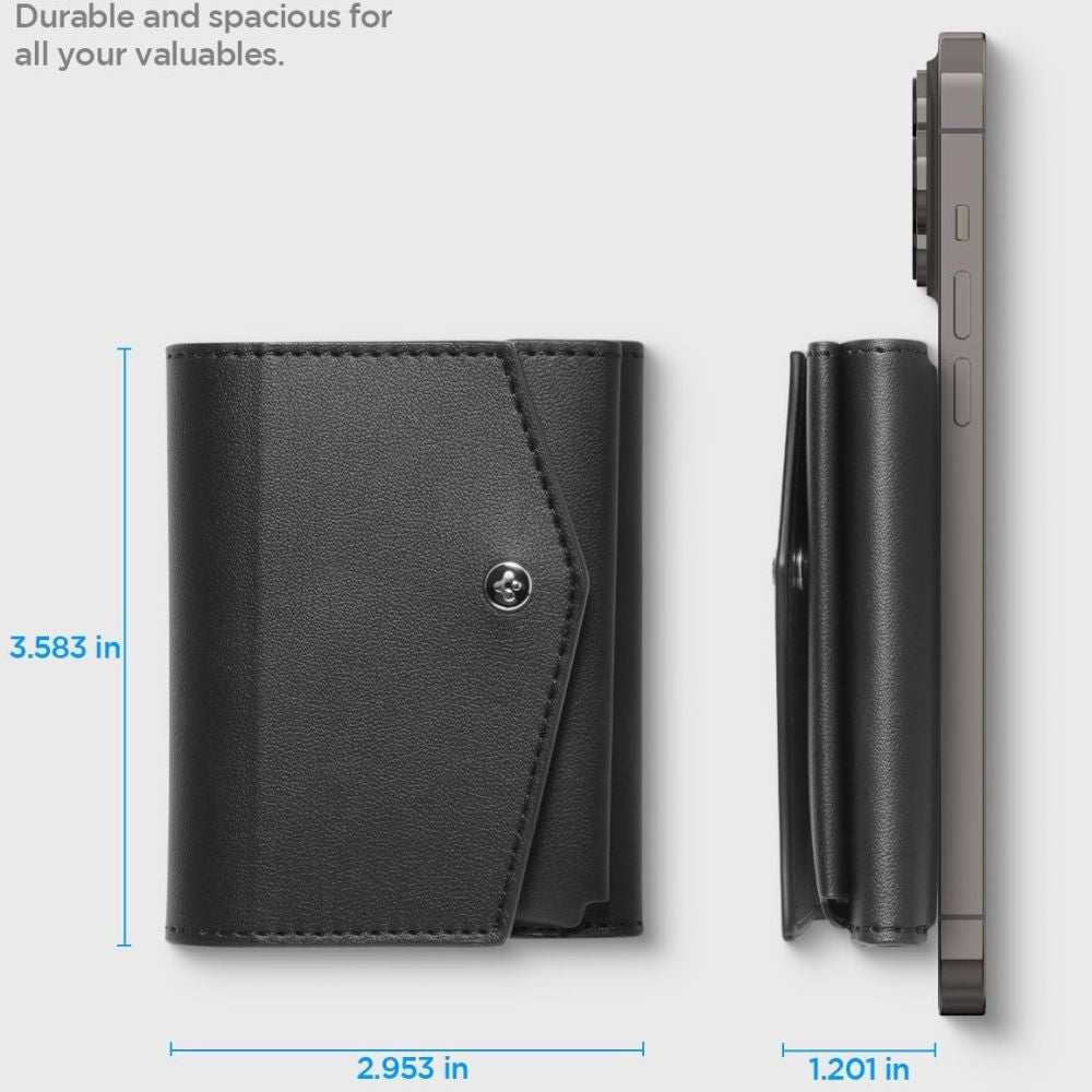 Novčanik Magsafe, Spigen, Valentinus Pro, Crni AFA09442