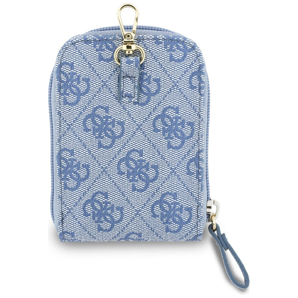 Novčanik i Konopac za Telefon Guess 4G Metal Logo, Plavi