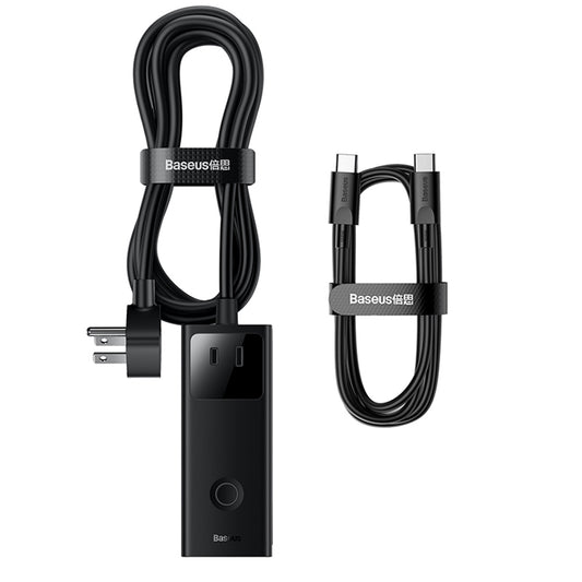 Prelungitor Baseus PowerCombo US, 3 x Priza, Crni PSLA020101