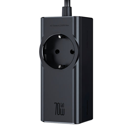 Produžni kabl McDodo CH-4620, 1 x Schuko - 1 x USB-A - 2 x USB-C, Crna
