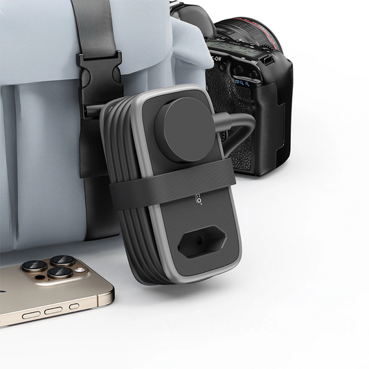 Produžni kabl Orico APP, 2 x Schuko - 2 x USB-A - 1 x USB-C, Crno Sivo