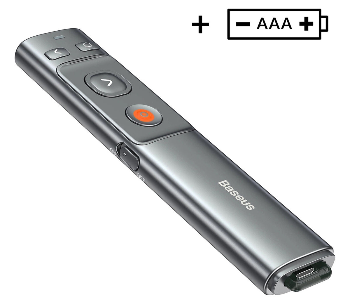 Presenter Wireless Baseus Orange Dot, Sivi ACFYB-0G