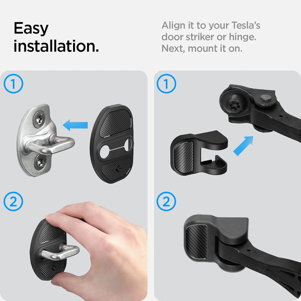 Zaštita Šarki / Brava Vrata Automobila Spigen za Tesla Y / 3, Set 4 komada ACP07123