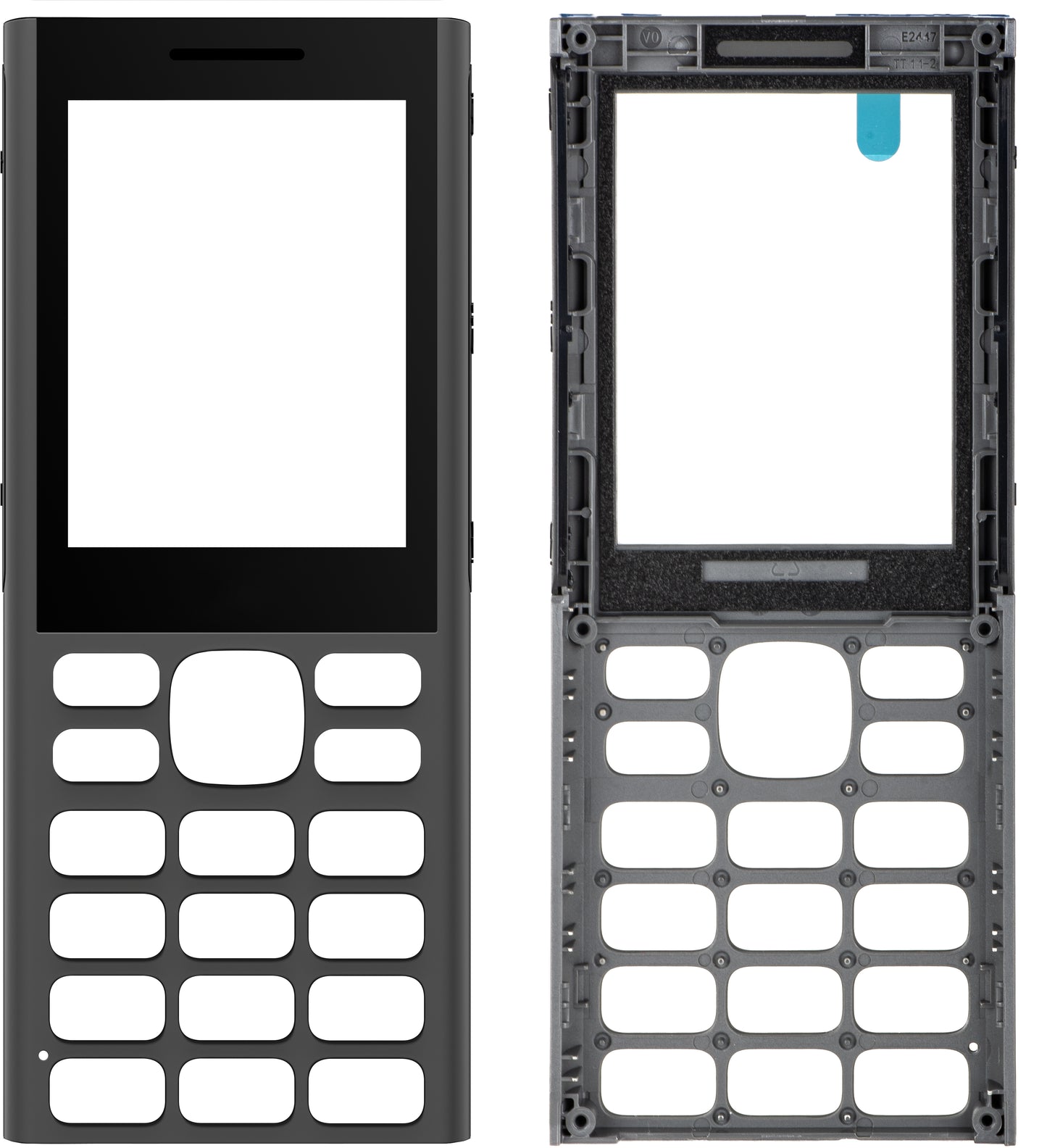 Prednji poklopac za HMD 130 Music, sivi