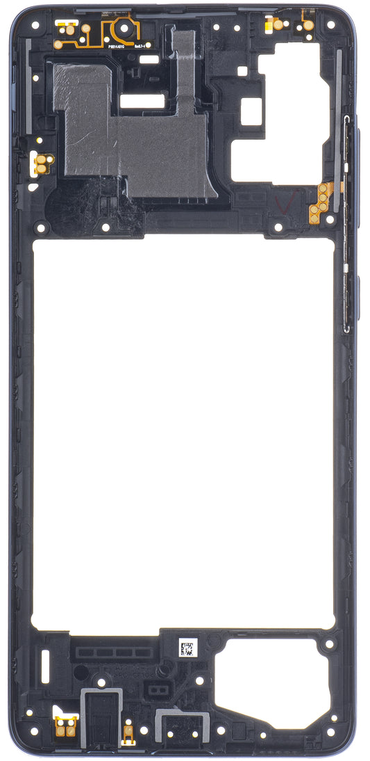 Srednji Kućište Samsung Galaxy A71 A715, Crna (Prism Crush Black)