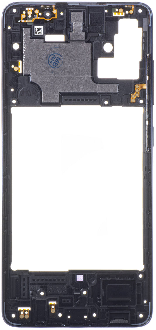 Srednje kućište Samsung Galaxy A51 A515, Crno