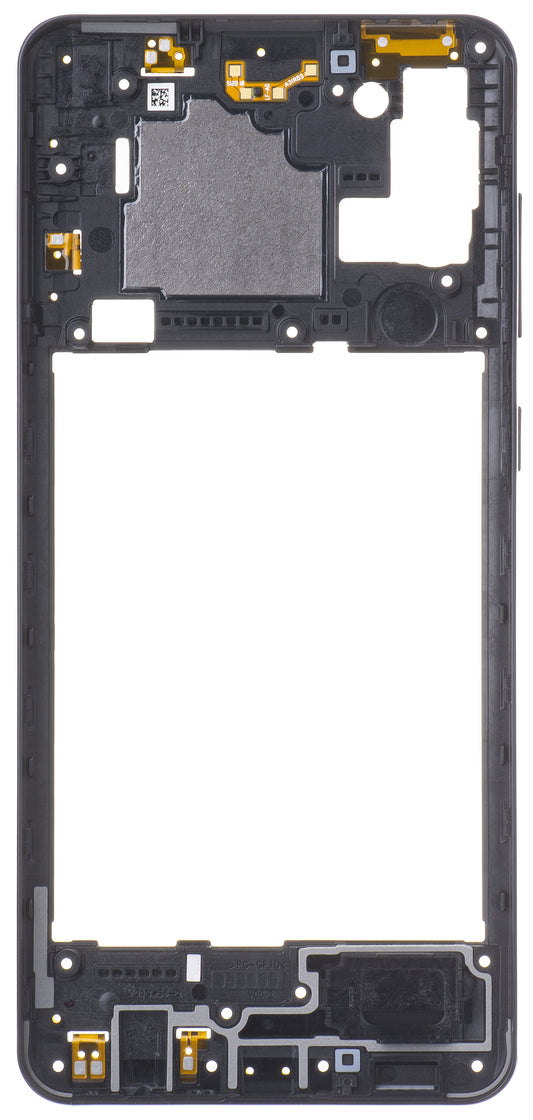 Srednje kućište Samsung Galaxy A21s A217, Crno