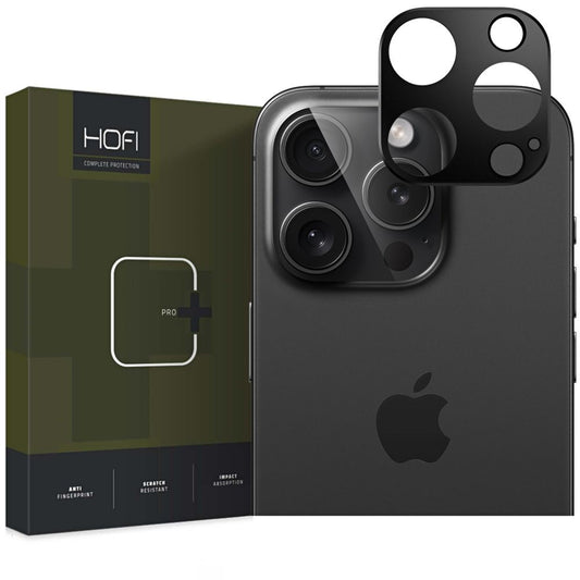 Okvir za zaštitu zadnje kamere HOFI ALUCAM PRO+ za Apple iPhone 16 Pro Max / 16 Pro, Crni