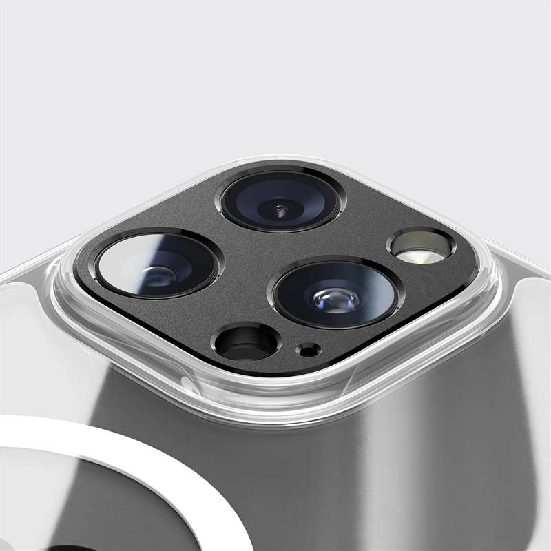 Okvir za zaštitu zadnje kamere Tech-Protect Camalloy Fit+ za Apple iPhone 17 Pro, Aluminijum, Narandžasta