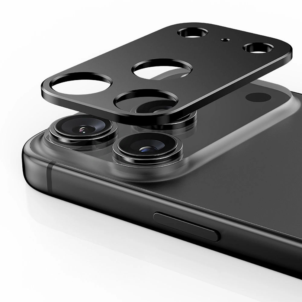 Okvir za zaštitu zadnje kamere Tech-Protect Camalloy Fit+ za Apple iPhone 17 Pro Max, Aluminijum, Narandžasta