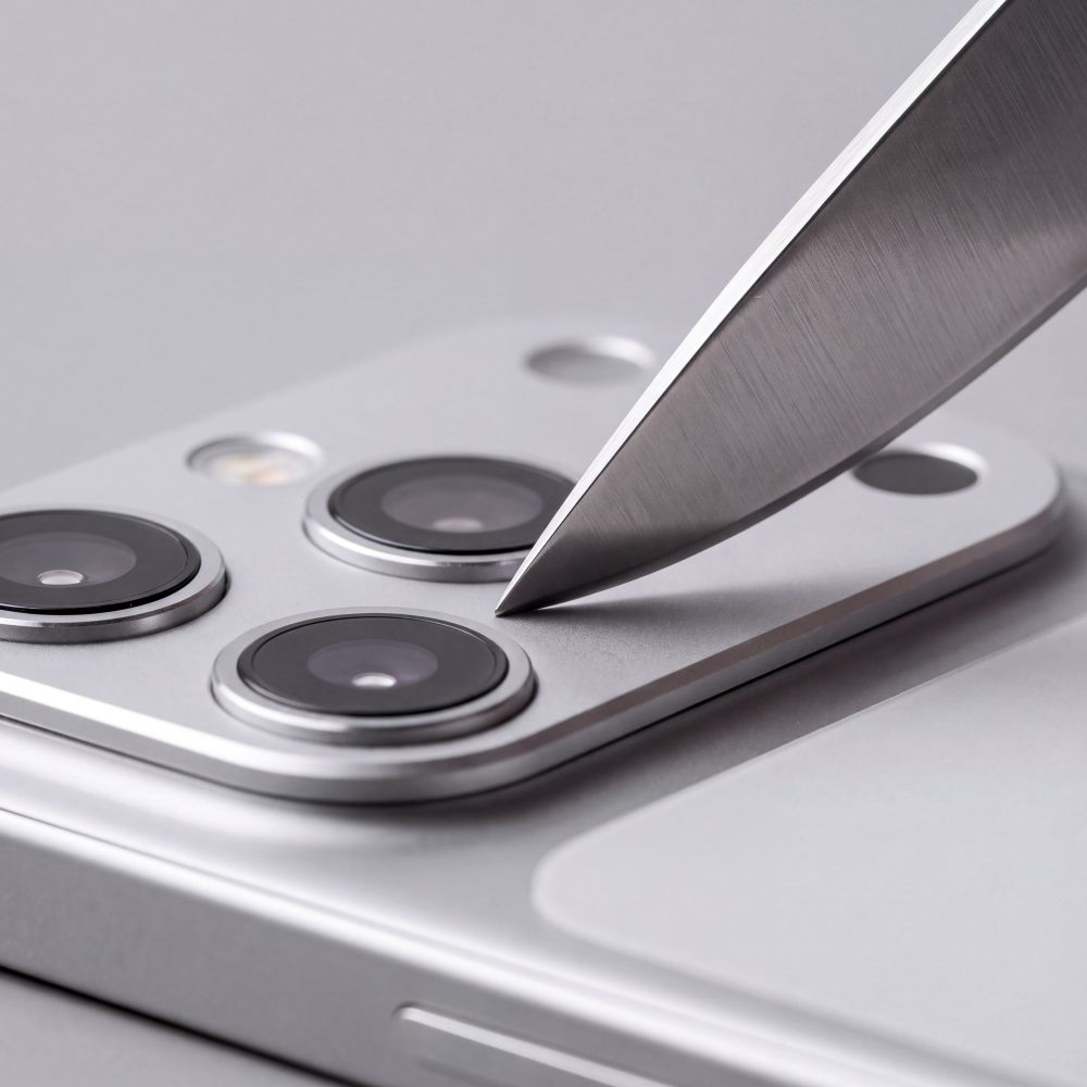 Zaštitni okvir za zadnju kameru Tech-Protect Camalloy Fit+ za Apple iPhone 18 Pro Max, aluminijum, srebrna