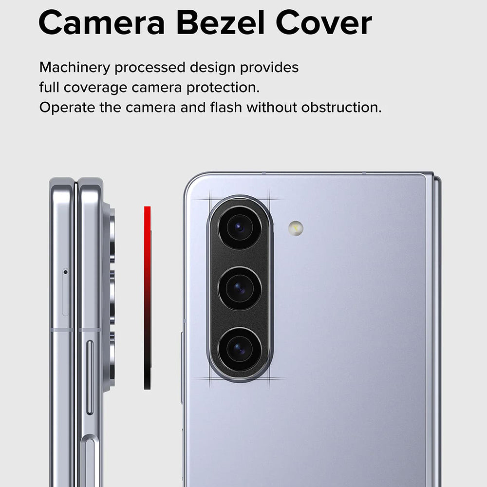 Okvir za zaštitu zadnje kamere Ringke Styling za Samsung Galaxy Z Fold5 F946, Aluminijum, Crni