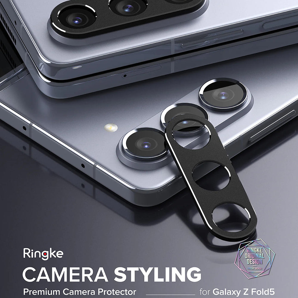 Okvir za zaštitu zadnje kamere Ringke Styling za Samsung Galaxy Z Fold5 F946, Aluminijum, Crni