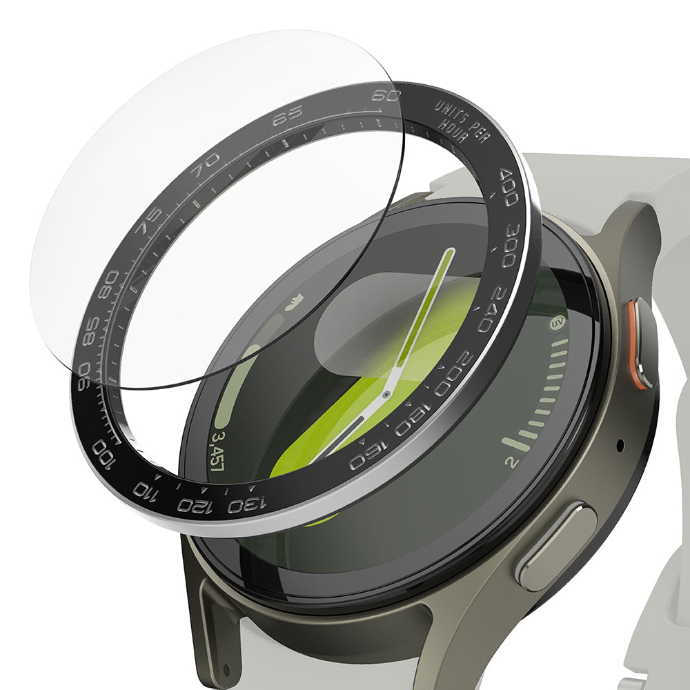 Rama Zaštita Ringke Premium Styling za Samsung Galaxy Watch7 40mm, Model 1, Crna