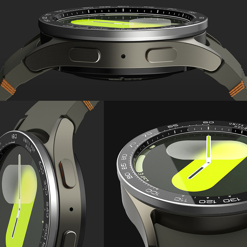Rama Zaštita Ringke Premium Styling za Samsung Galaxy Watch7 40mm, Model 1, Crna