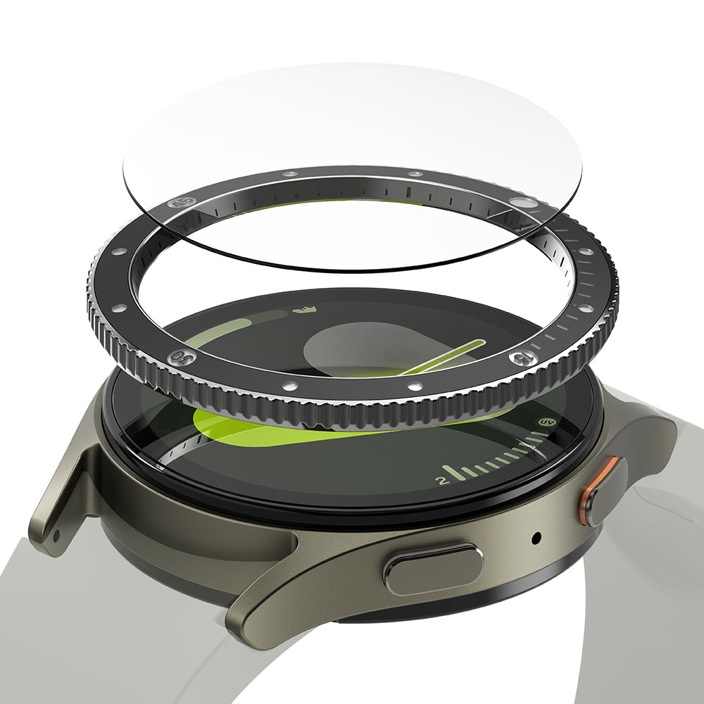 Rama Zaštita Ringke Premium Styling za Samsung Galaxy Watch7 40mm, Model 2, Crna