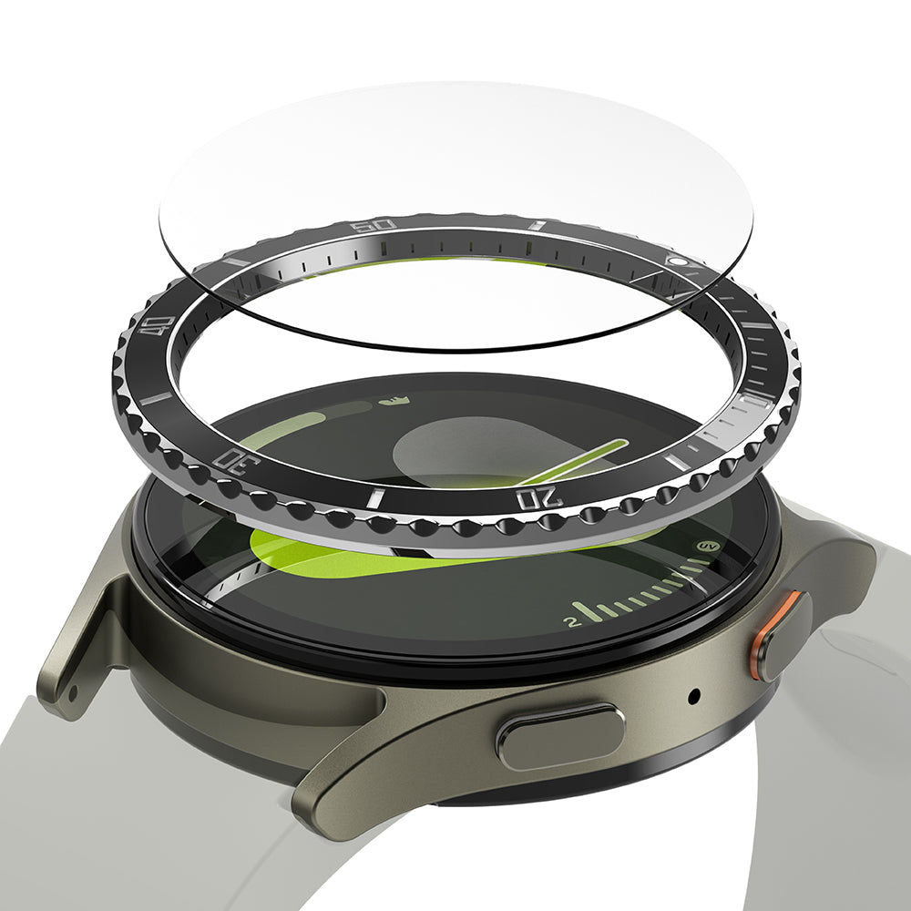 Rama Zaštita Ringke Premium Styling za Samsung Galaxy Watch7 40mm, Model 4, Crna