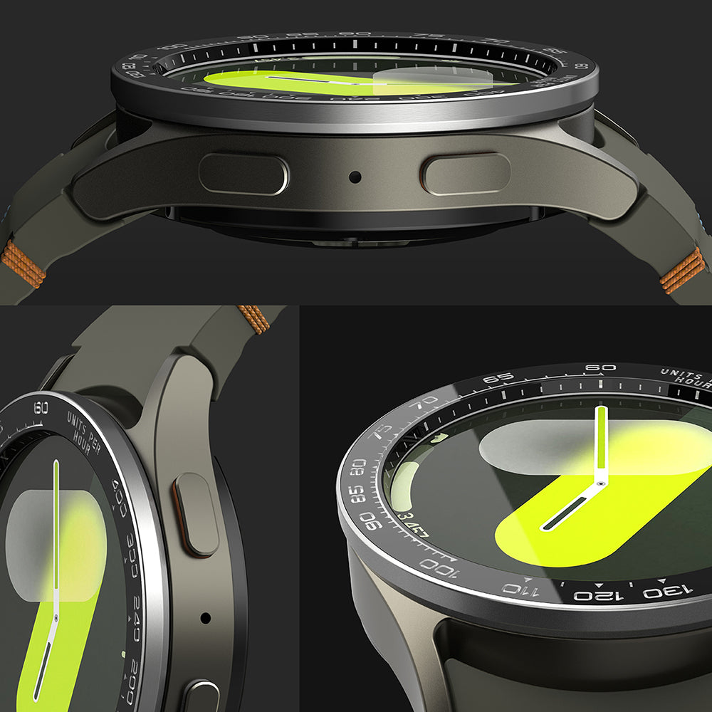 Rama Zaštita Ringke Premium Styling za Samsung Galaxy Watch7 44mm, Model 1, Crna