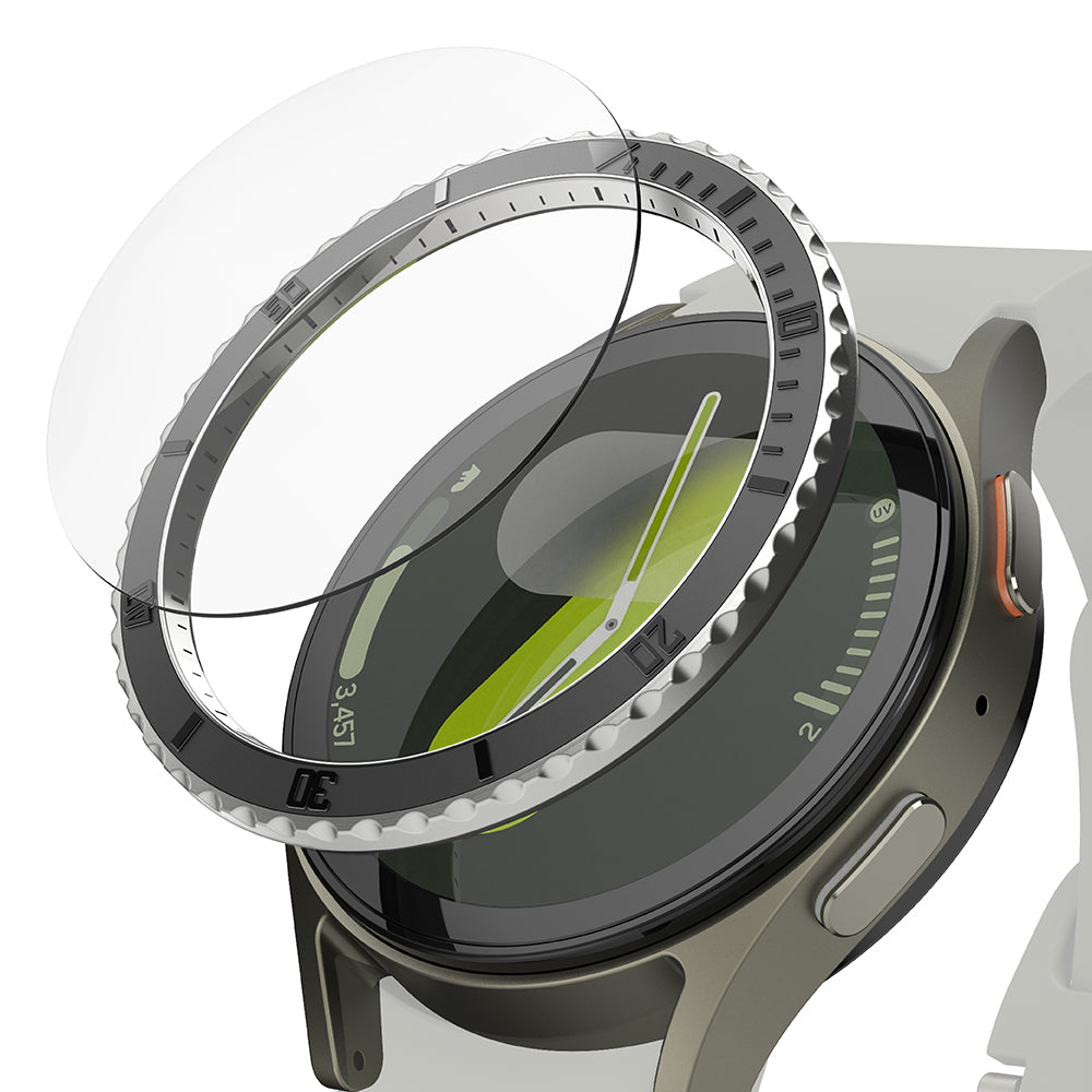 Rama Zaštita Ringke Premium Styling za Samsung Galaxy Watch7 44mm, Model 3, Crna