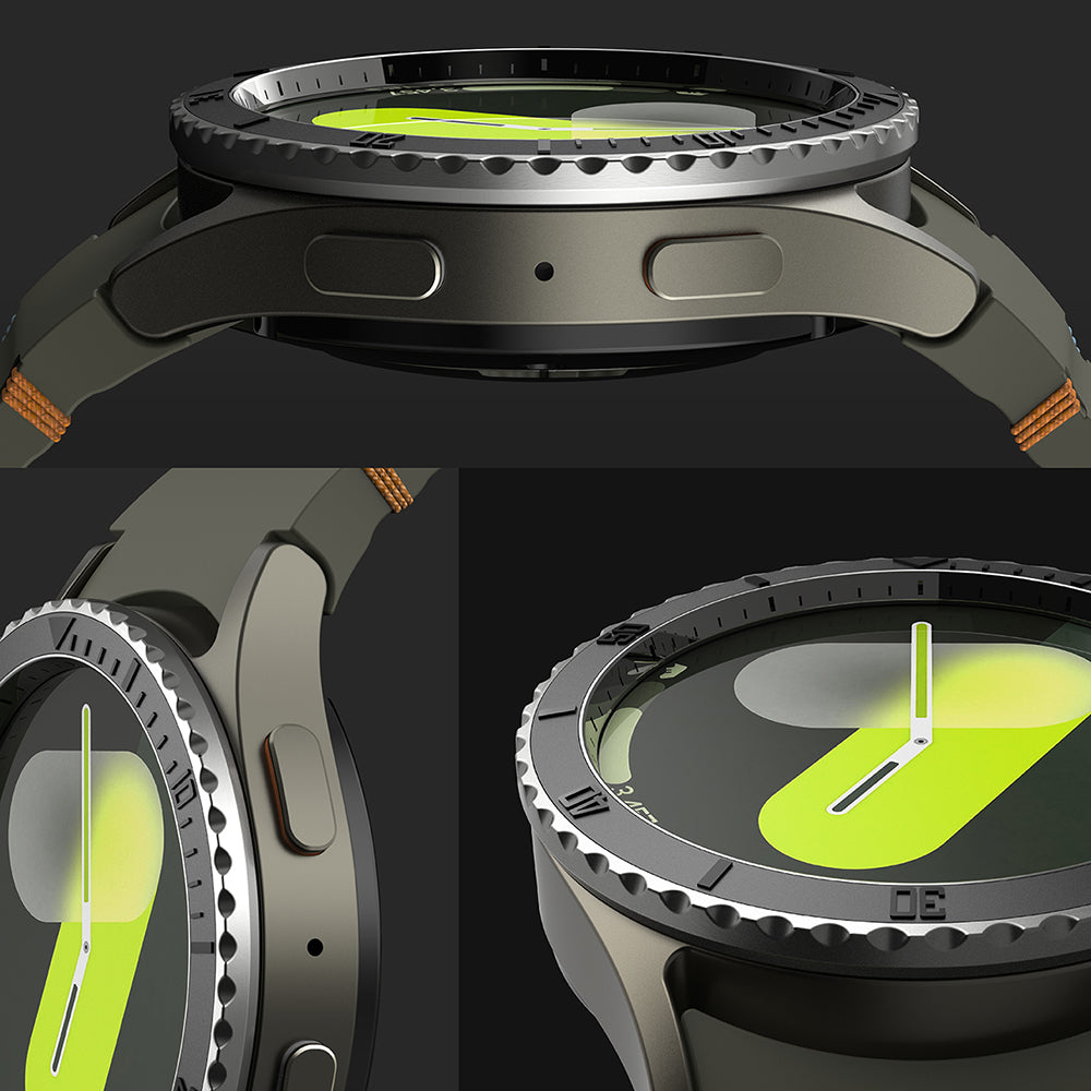Rama Zaštita Ringke Premium Styling za Samsung Galaxy Watch7 44mm, Model 3, Crna