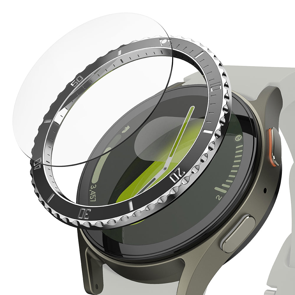 Rama Zaštita Ringke Premium Styling za Samsung Galaxy Watch7 44mm, Model 4, Crna