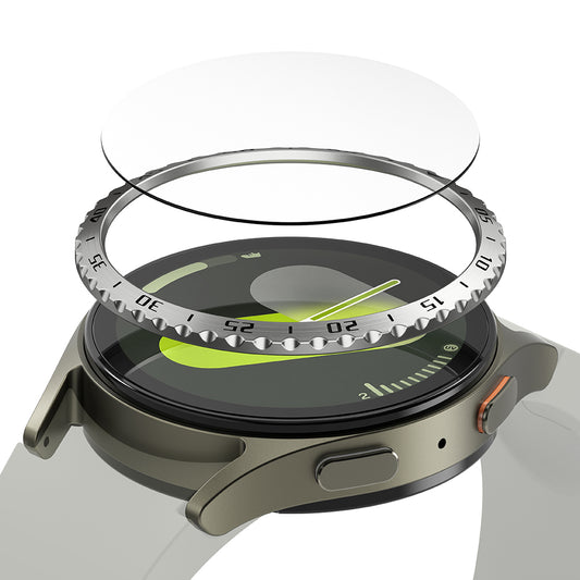 Rama Zaštita Ringke Styling za Samsung Galaxy Watch7 40mm, Model 5, Srebrna