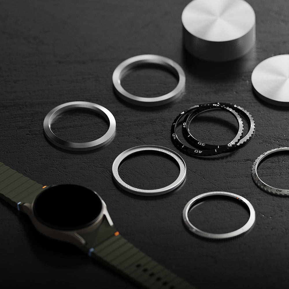 Rama Zaštita Ringke Styling za Samsung Galaxy Watch7 40mm, Model 5, Srebrna
