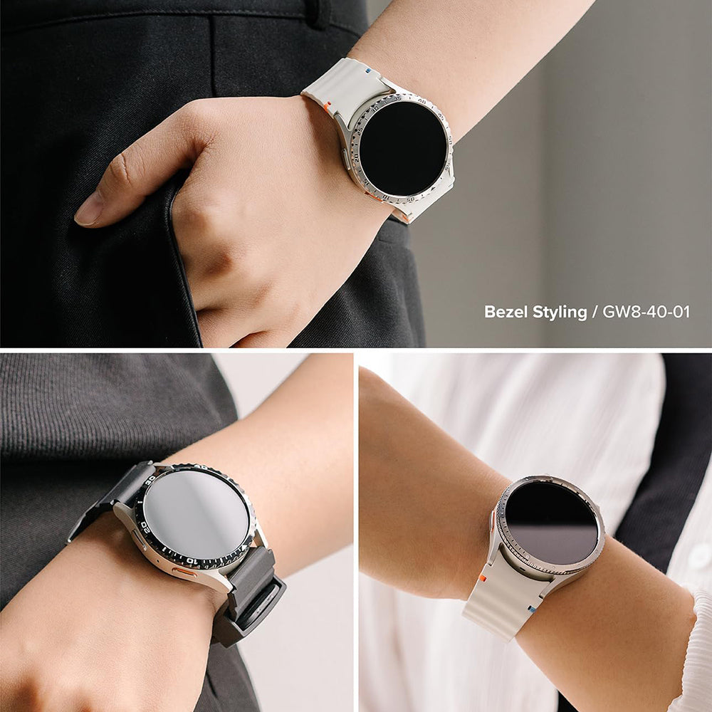 Ram zaštita Ringke Inner Styling za Samsung Galaxy Watch8 Classic, Srebrna