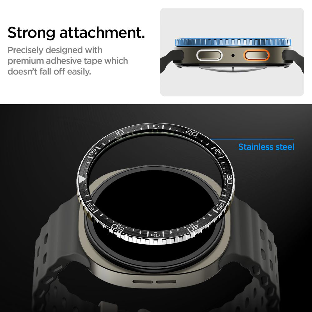 Rama Zaštita Spigen Tune Diver za Samsung Galaxy Watch8 44mm, Crna ACS10008