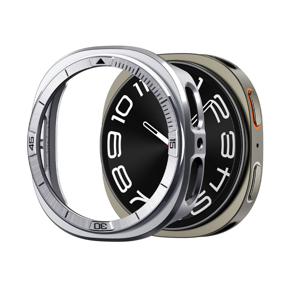 Rama Zaštita Spigen Tune Pro Pilot za Samsung Galaxy Watch8 44mm, Srebrna ACS10011