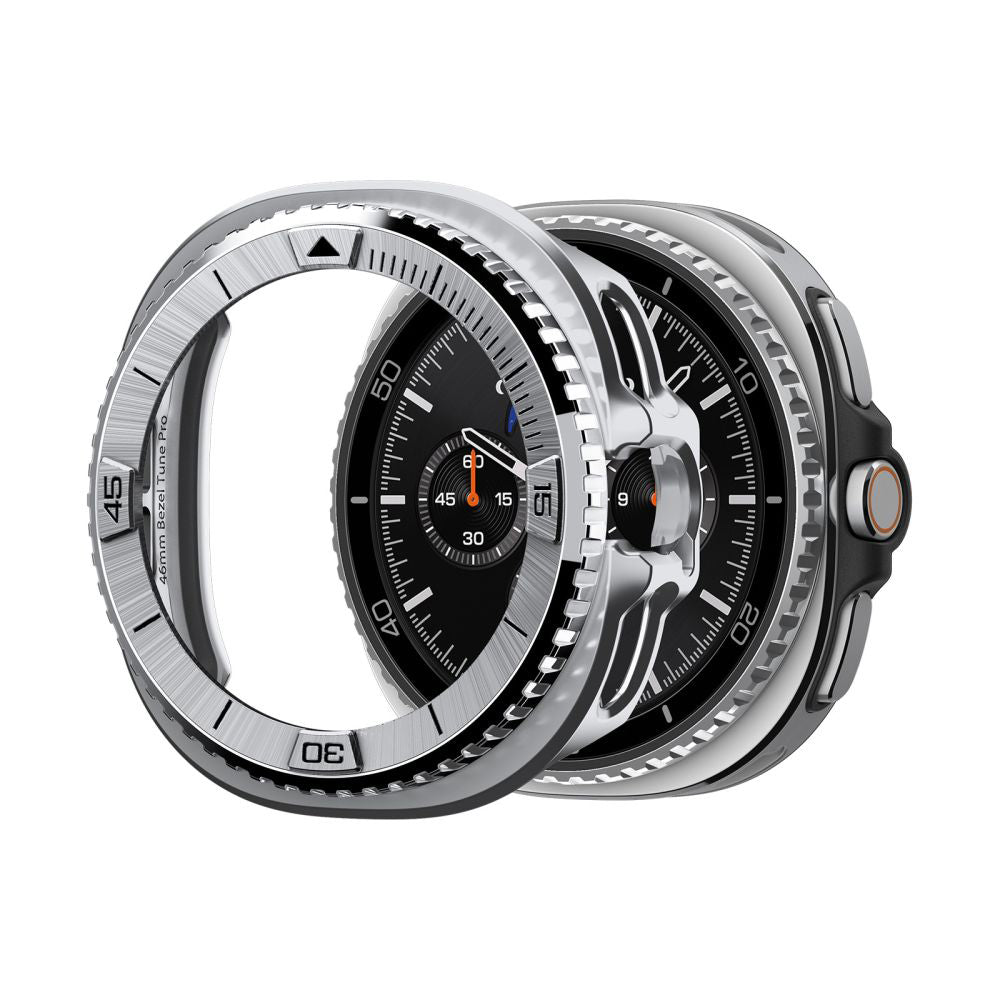 Rama Zaštita Spigen Tune Pro Pilot za Samsung Galaxy Watch8 Classic, Srebrna ACS10017