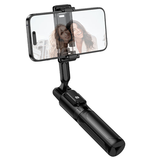 Selfie štap Bluetooth Borofone BY14 Graceful, 4.5 inča - 7 inča, Crna
