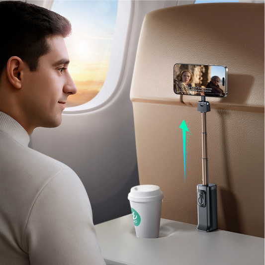 Selfie štap Bluetooth Joyroom JR-ZS509, Univerzalan, Crni