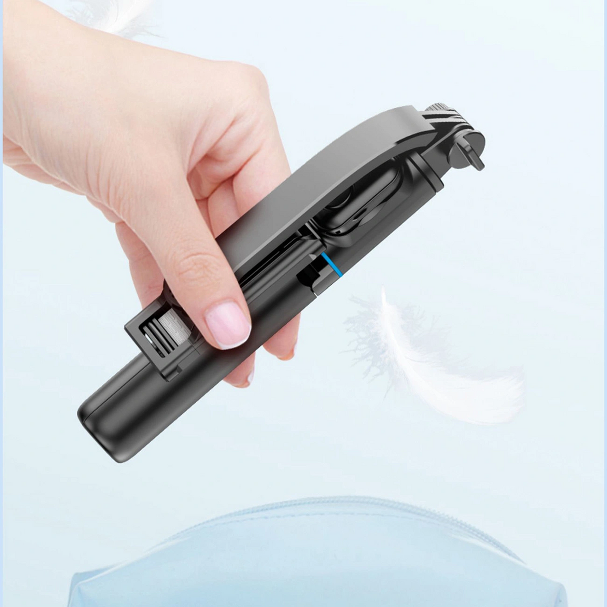Selfi štap Bluetooth Dudao F18S 4u1, Univerzalni, Crni