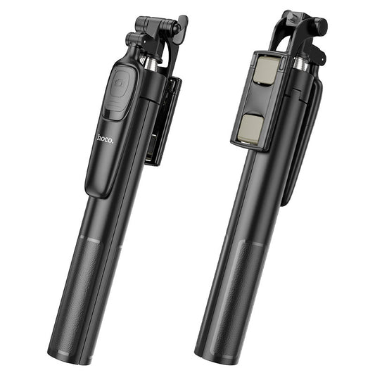 Selfie štap Bluetooth HOCO K19 Soul Live Broadcast, Univerzalan, Crni