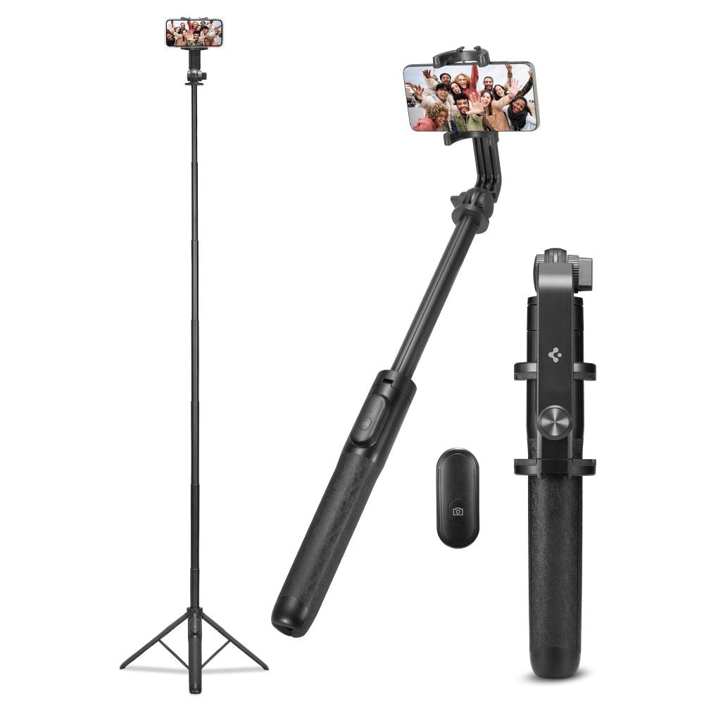 Selfie Stick Bluetooth Spigen S560W, Univerzalan, Crn