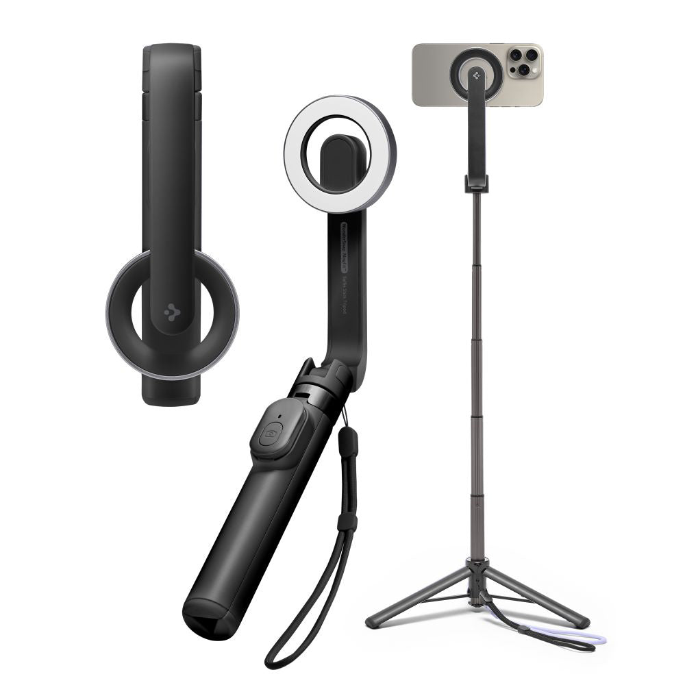Selfie Stick Bluetooth Spigen S571W, Univerzalan, Crn